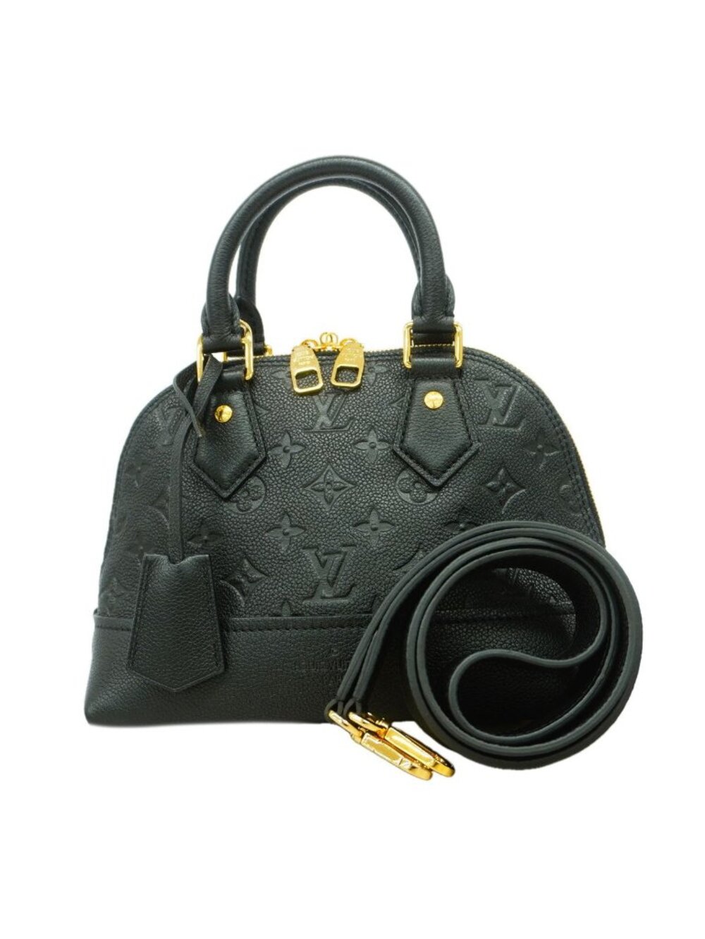 Louis Vuitton Handbag Monogram Empreinte Neo Alma BB Noir 2-Way Bag